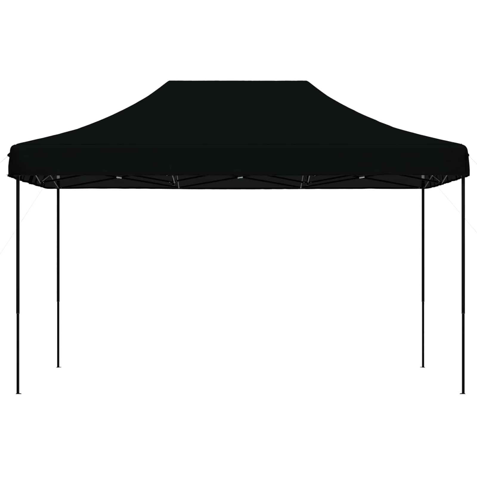 Party-Zelt Schwarz 292 x 440 x 315 cm Oxford-Stoff