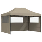 Party-Zelt Taupe 292 x 440 x 315 cm Oxford-Stoff