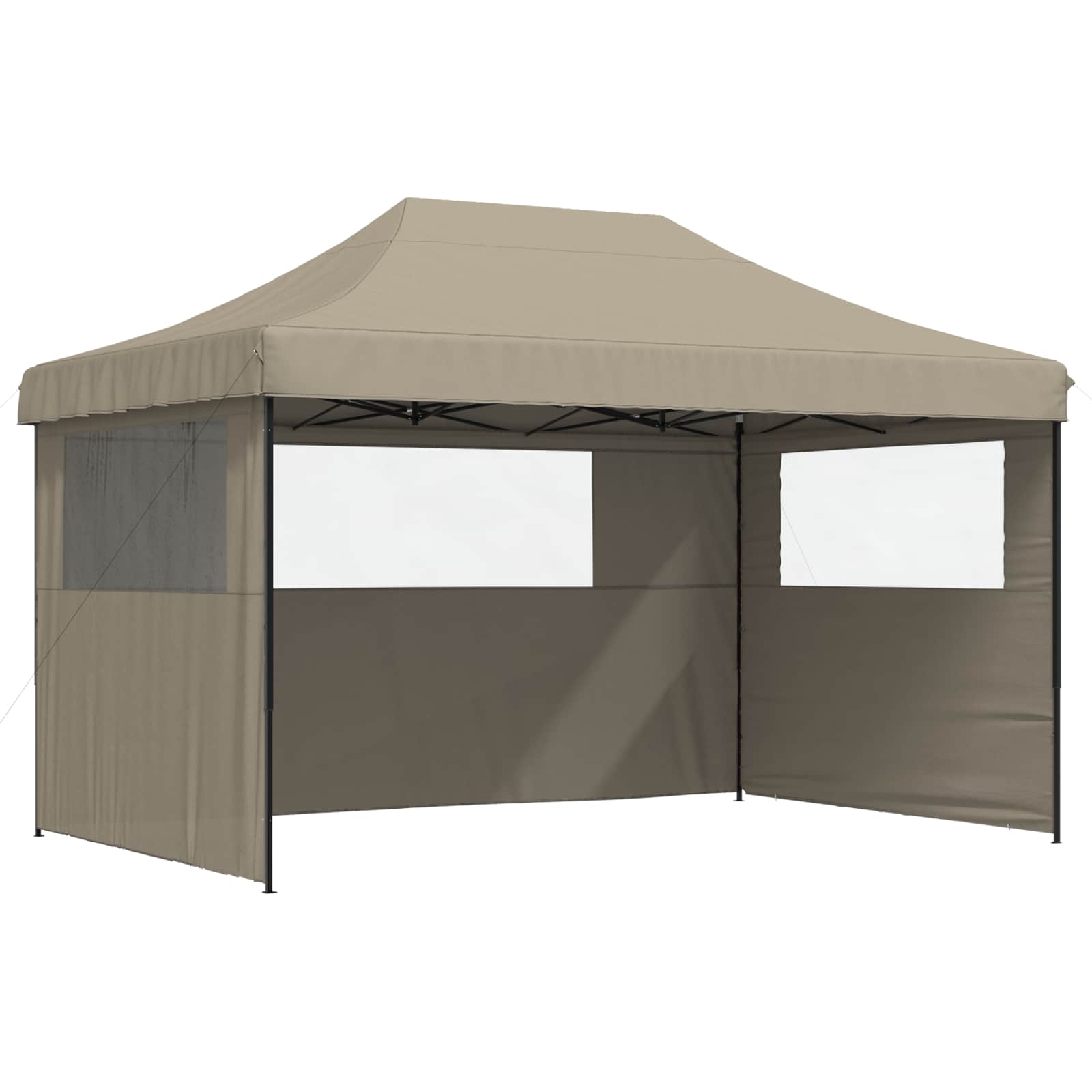 Party-Zelt Taupe 292 x 440 x 315 cm Oxford-Stoff