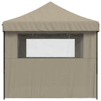 Party-Zelt Taupe 292 x 440 x 315 cm Oxford-Stoff