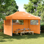 Party-Zelt Orange 292 x 440 x 315 cm Oxford-Stoff
