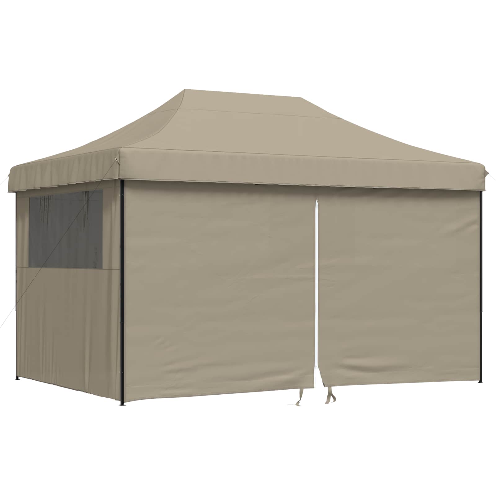 Party-Zelt Taupe 292 x 440 x 315 cm Oxford-Stoff