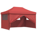 Party-Zelt Bordeauxrot 292 x 440 x 315 cm Oxford-Stoff