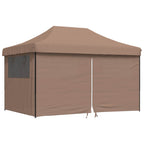 Party-Zelt Braun 292 x 440 x 315 cm Oxford-Stoff