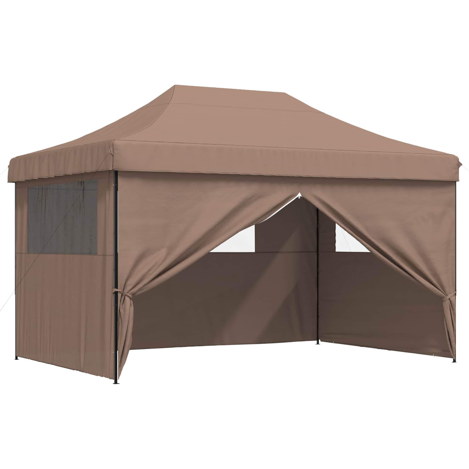 Party-Zelt Braun 292 x 440 x 315 cm Oxford-Stoff