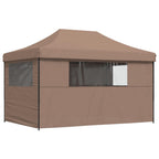 Party-Zelt Braun 292 x 440 x 315 cm Oxford-Stoff
