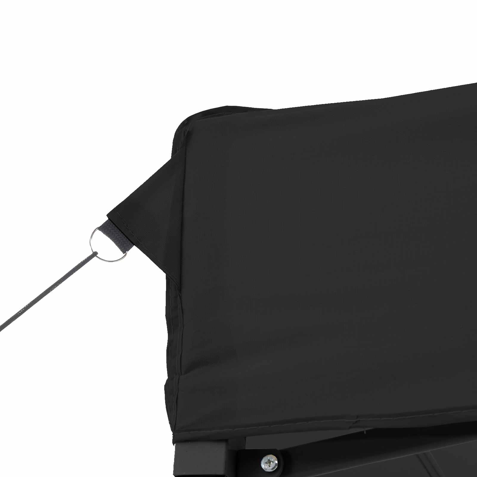 Party-Zelt Schwarz 292 x 440 x 315 cm Oxford-Stoff