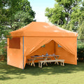 Party-Zelt Orange 292 x 440 x 315 cm Oxford-Stoff