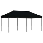 Party-Zelt Schwarz 292 x 580 x 315 cm Oxford-Stoff