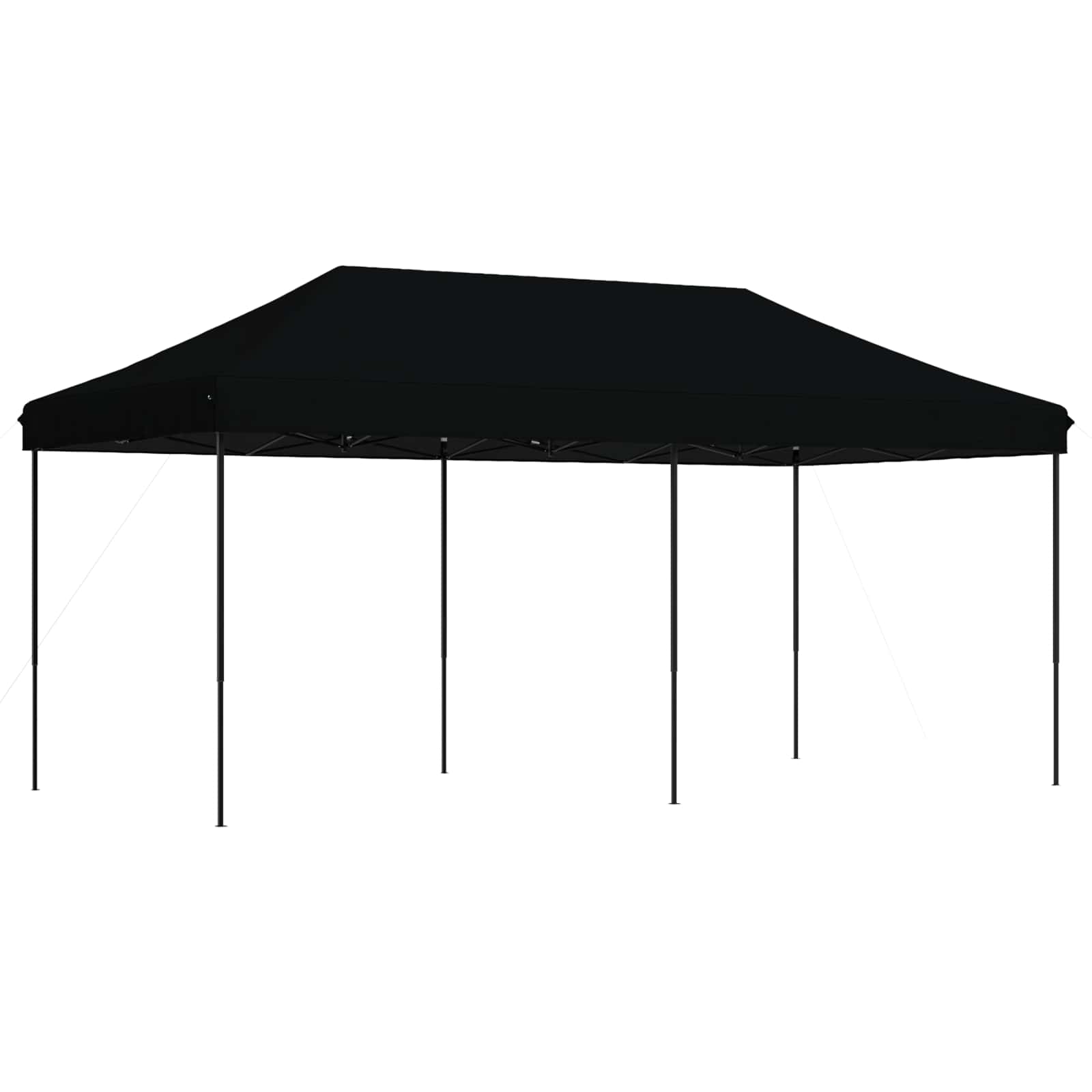 Party-Zelt Schwarz 292 x 580 x 315 cm Oxford-Stoff