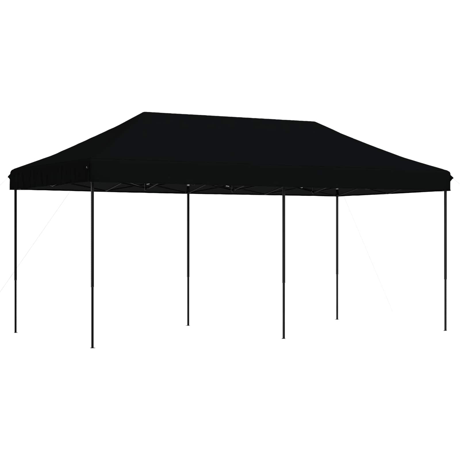 Party-Zelt Schwarz 292 x 580 x 315 cm Oxford-Stoff