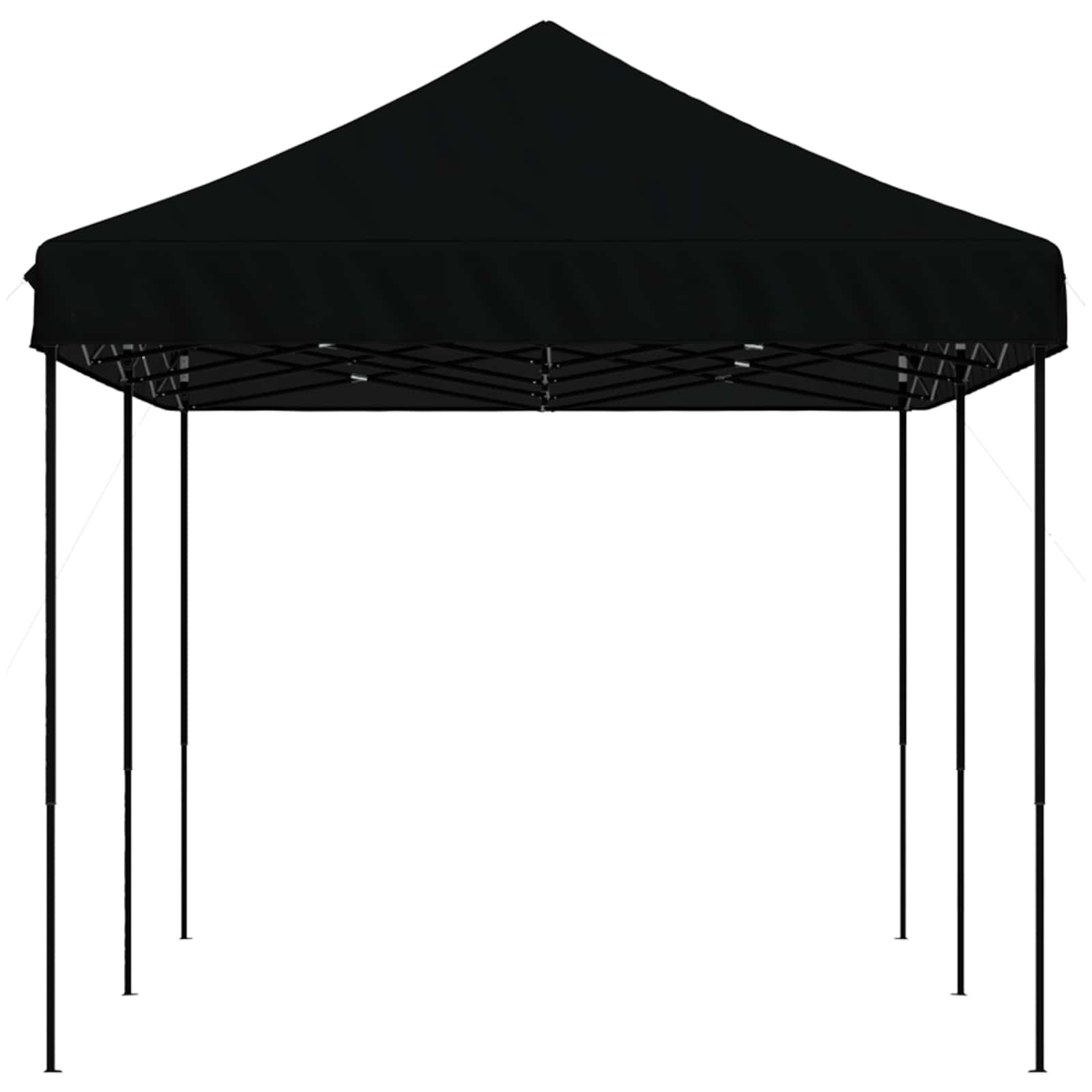 Party-Zelt Schwarz 292 x 580 x 315 cm Oxford-Stoff