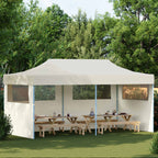 Party-Zelt Creme 291 x 580 x 315 cm Oxford-Stoff