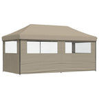 Party-Zelt Taupe 292 x 580 x 315 cm Oxford-Stoff