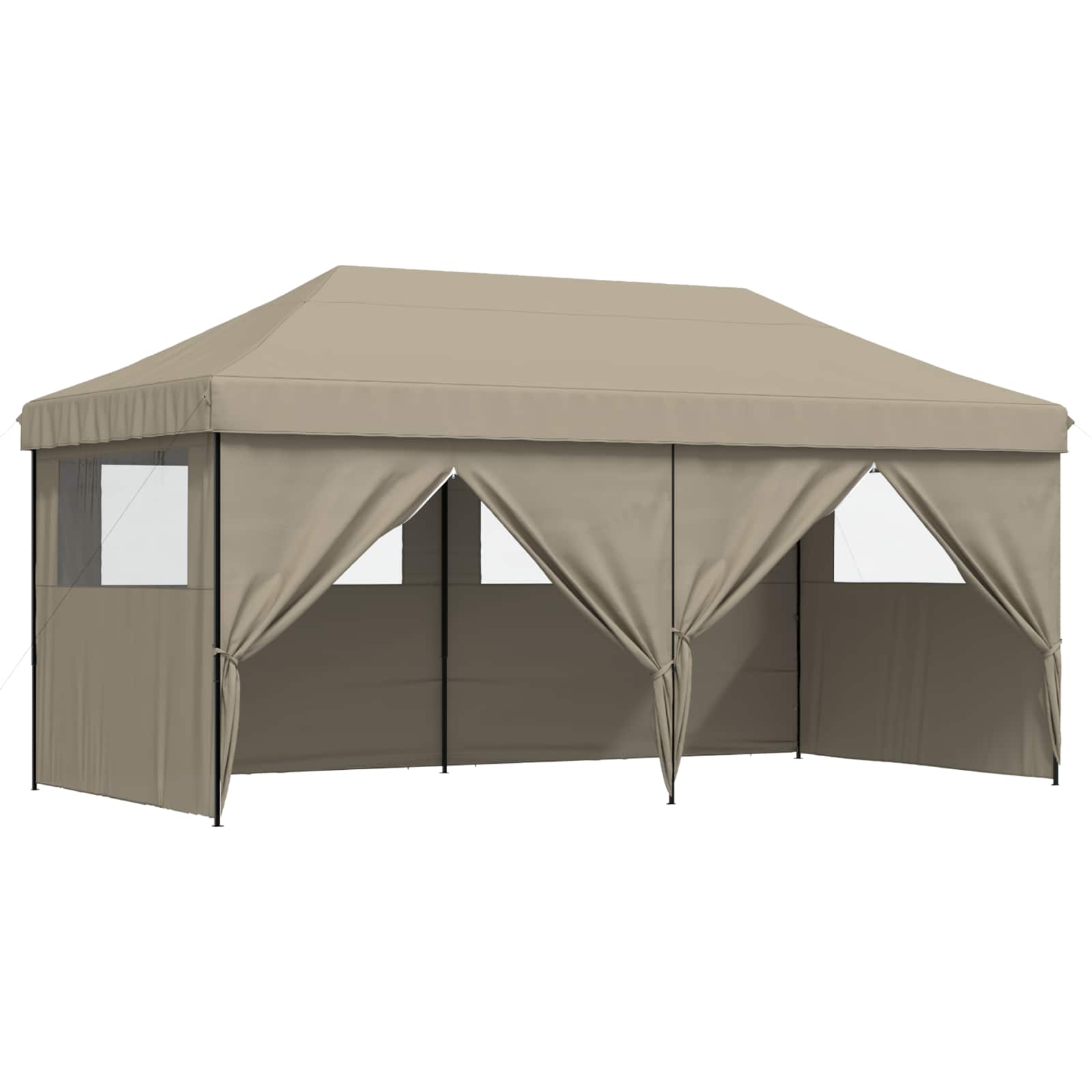 Party-Zelt Taupe 292 x 580 x 315 cm Oxford-Stoff