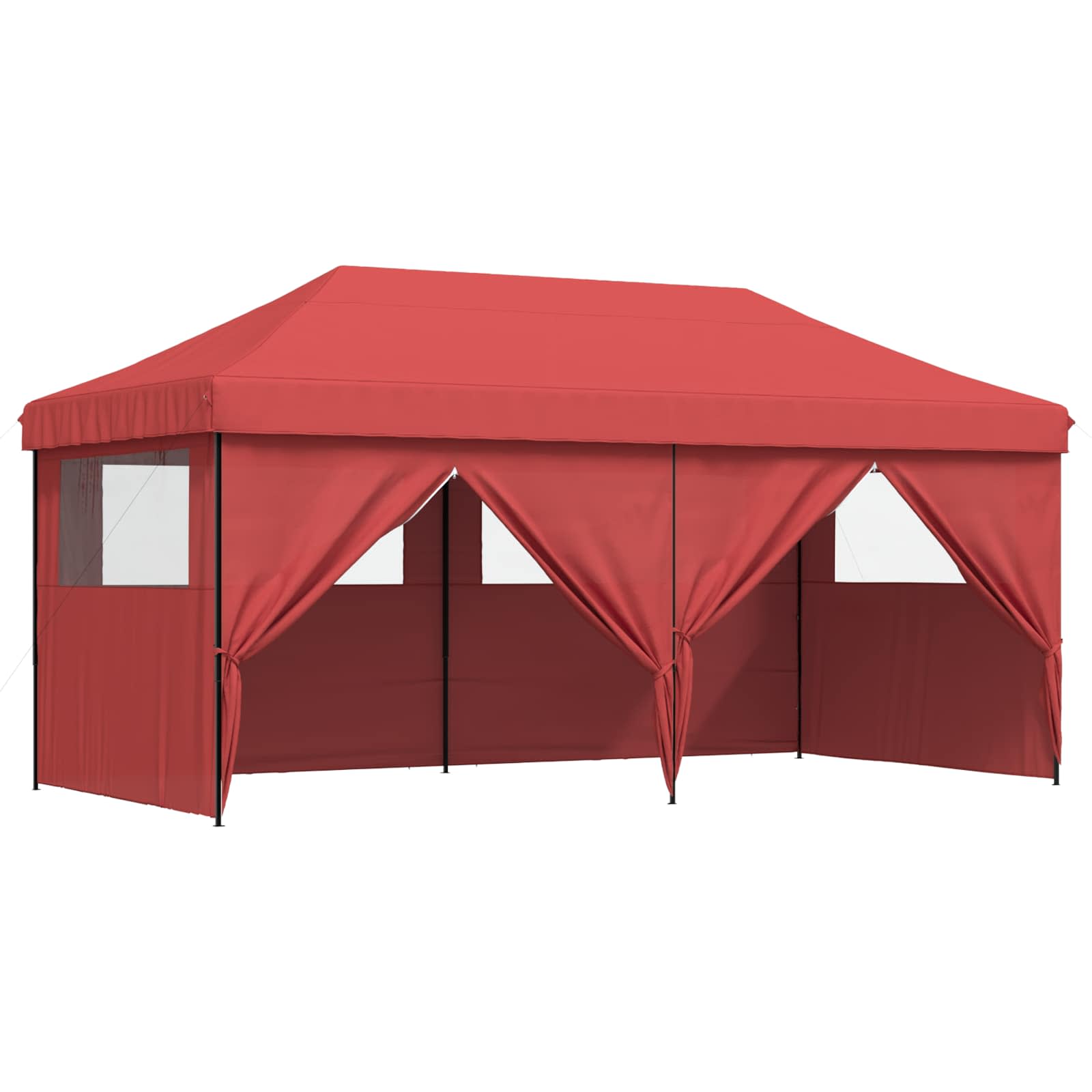 Party-Zelt Bordeauxrot 292 x 580 x 315 cm Oxford-Stoff