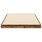 Bodenbettrahmen Altholz 75 x 190 cm Holzwerkstoff