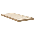 Bodenbettrahmen Artisan-Eiche 75 x 190 cm Holzwerkstoff