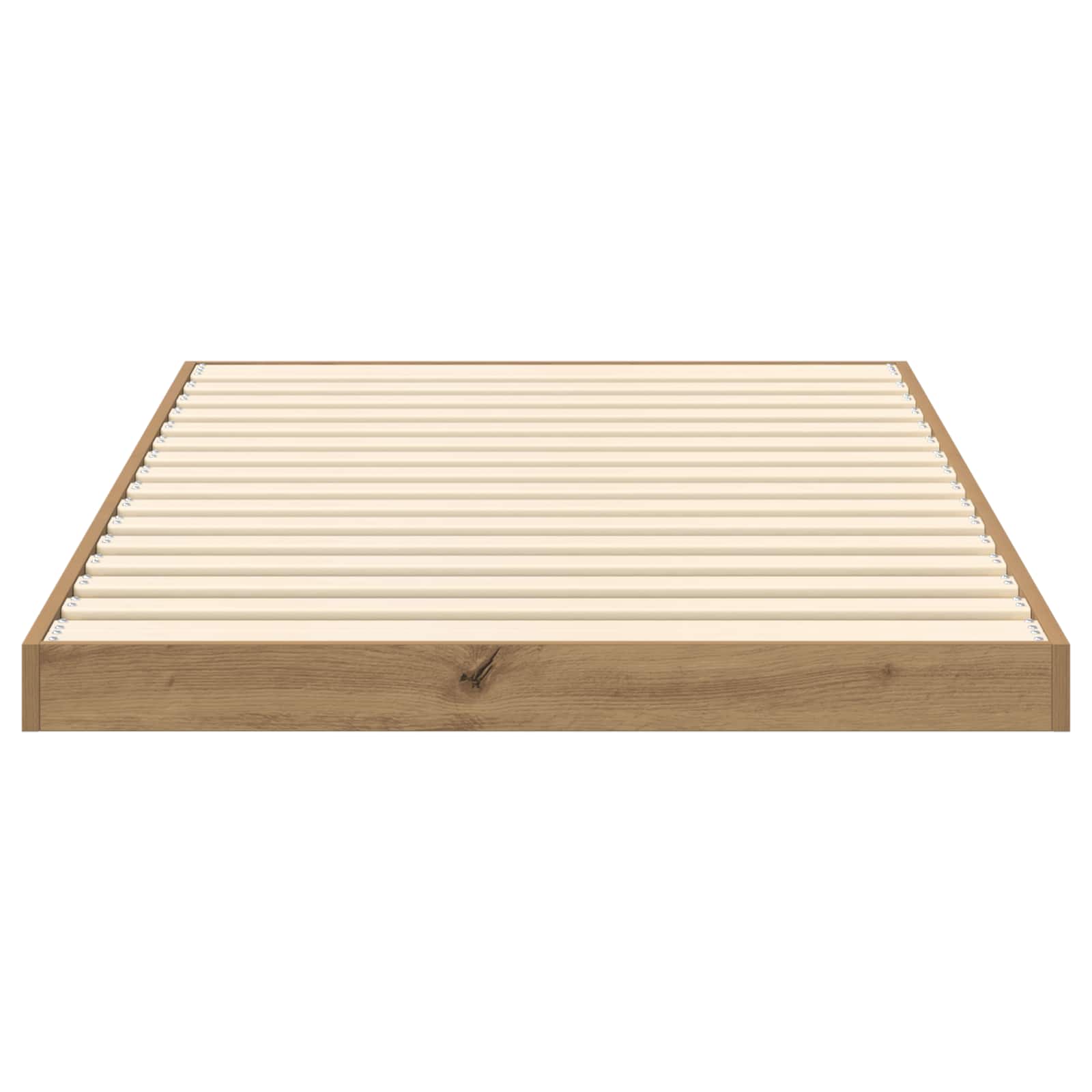 Bodenbettrahmen Artisan-Eiche 75 x 190 cm Holzwerkstoff