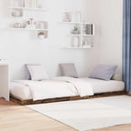 Bodenbettrahmen Altholz 90 x 190 cm Holzwerkstoff