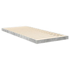 Bodenbettrahmen Beton Grau 80 x 200 cm Holzwerkstoff