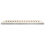 Bodenbettrahmen Beton Grau 80 x 200 cm Holzwerkstoff