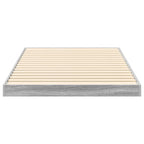 Bodenbettrahmen Graues Sonoma 80 x 200 cm Holzwerkstoff