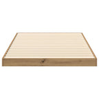 Bodenbettrahmen Artisan-Eiche 80 x 200 cm Holzwerkstoff