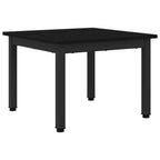 Couchtisch Schwarz Eichen-Optik 50 x 50 x 36 cm Holzwerkstoff