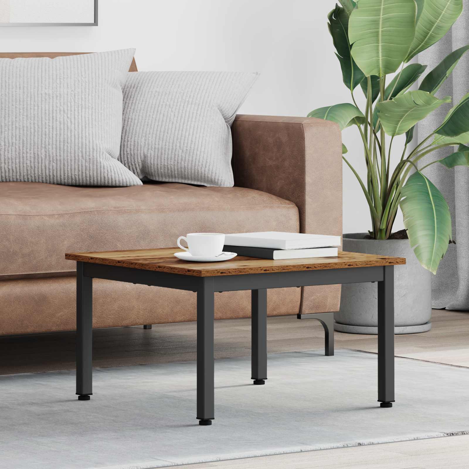 Couchtisch Altholz 60 x 60 x 36 cm Holzwerkstoff