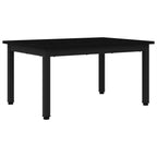 Couchtisch Schwarz Eichen-Optik 70 x 50 x 36 cm Holzwerkstoff