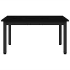 Couchtisch Schwarz Eichen-Optik 70 x 50 x 36 cm Holzwerkstoff