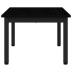 Couchtisch Schwarz Eichen-Optik 70 x 50 x 36 cm Holzwerkstoff
