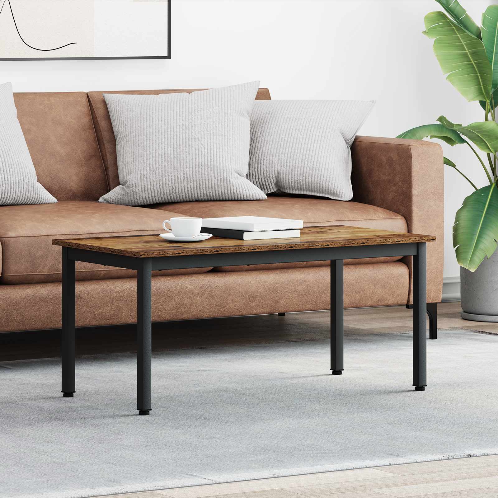 Couchtisch Altholz 100 x 50 x 45 cm Holzwerkstoff