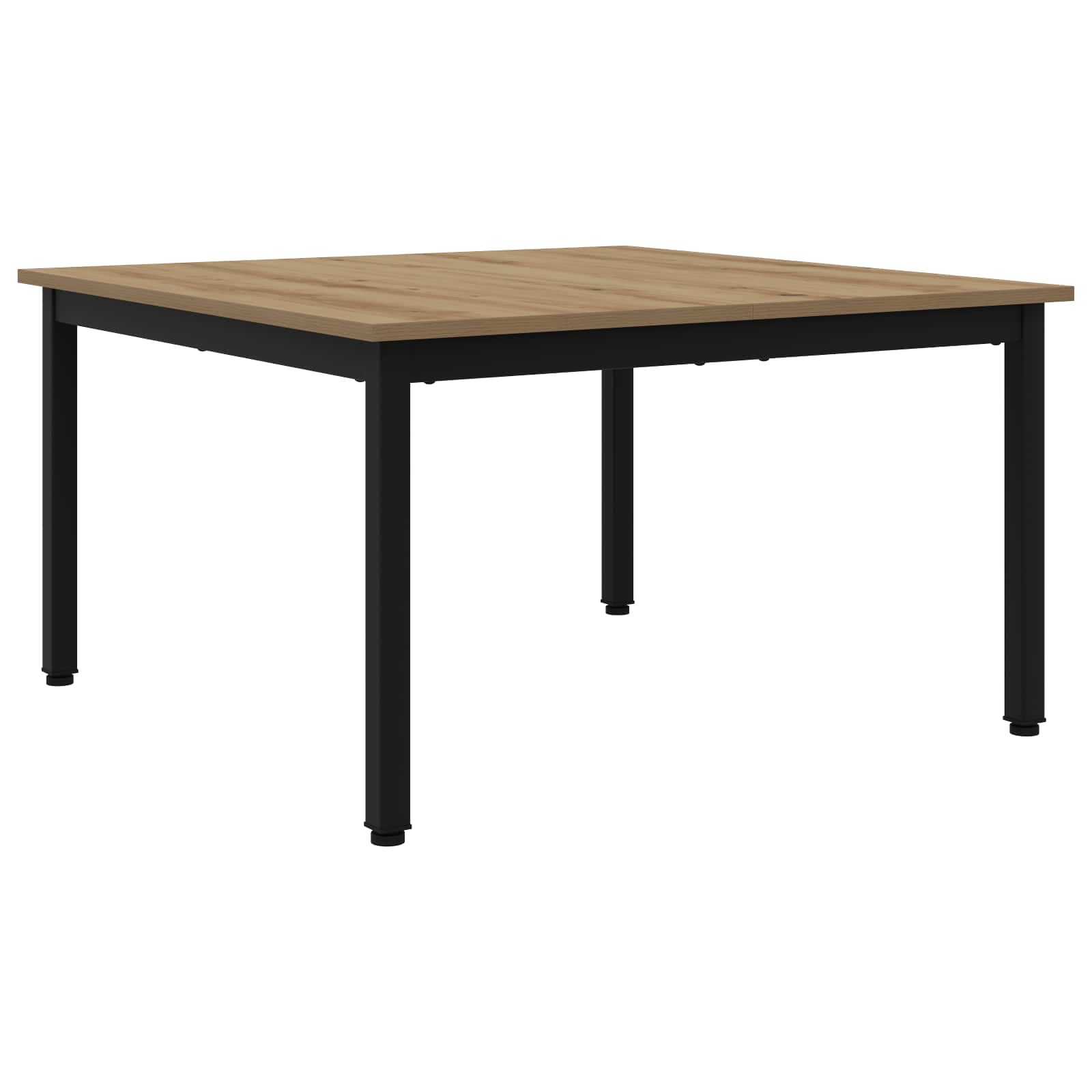 Couchtisch Kunsthandwerk Eiche 80 x 80 x 45 cm Holzwerkstoff