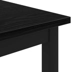 Couchtisch Schwarz Eichen-Optik 100 x 100 x 45 cm Holzwerkstoff