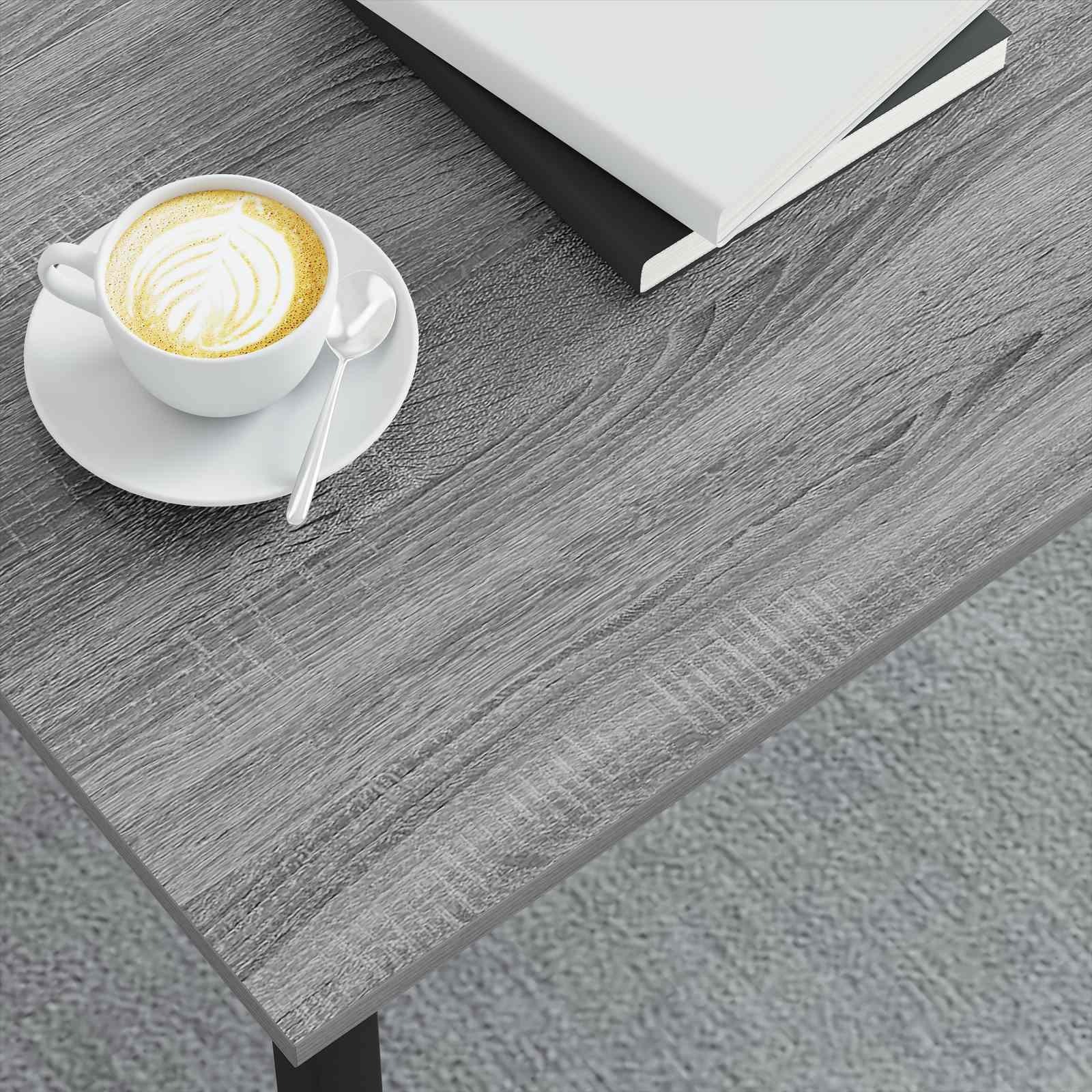 Couchtisch Graues Sonoma 100 x 100 x 45 cm Holzwerkstoff