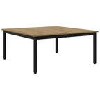 Couchtisch Kunsthandwerk Eiche 100 x 100 x 45 cm Holzwerkstoff