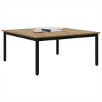 Couchtisch Kunsthandwerk Eiche 100 x 100 x 45 cm Holzwerkstoff