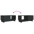 Couchtisch Schwarz 90 x 50 x 40 cm Holzwerkstoff