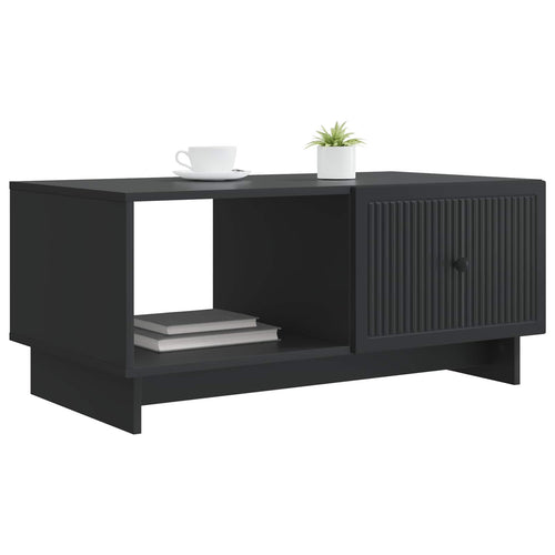 Couchtisch Schwarz 90 x 50 x 40 cm Holzwerkstoff