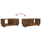 Couchtisch Geräucherte Eiche 90 x 50 x 40 cm Holzwerkstoff