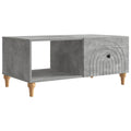 Couchtisch Betongrau 90 x 50 x 40 cm Holzwerkstoff