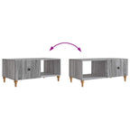 Couchtisch Graues Sonoma 90 x 50 x 40 cm Holzwerkstoff