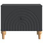 Couchtisch mit Schubladen Schwarz 49 x 50 x 40 cm Holzwerkstoff