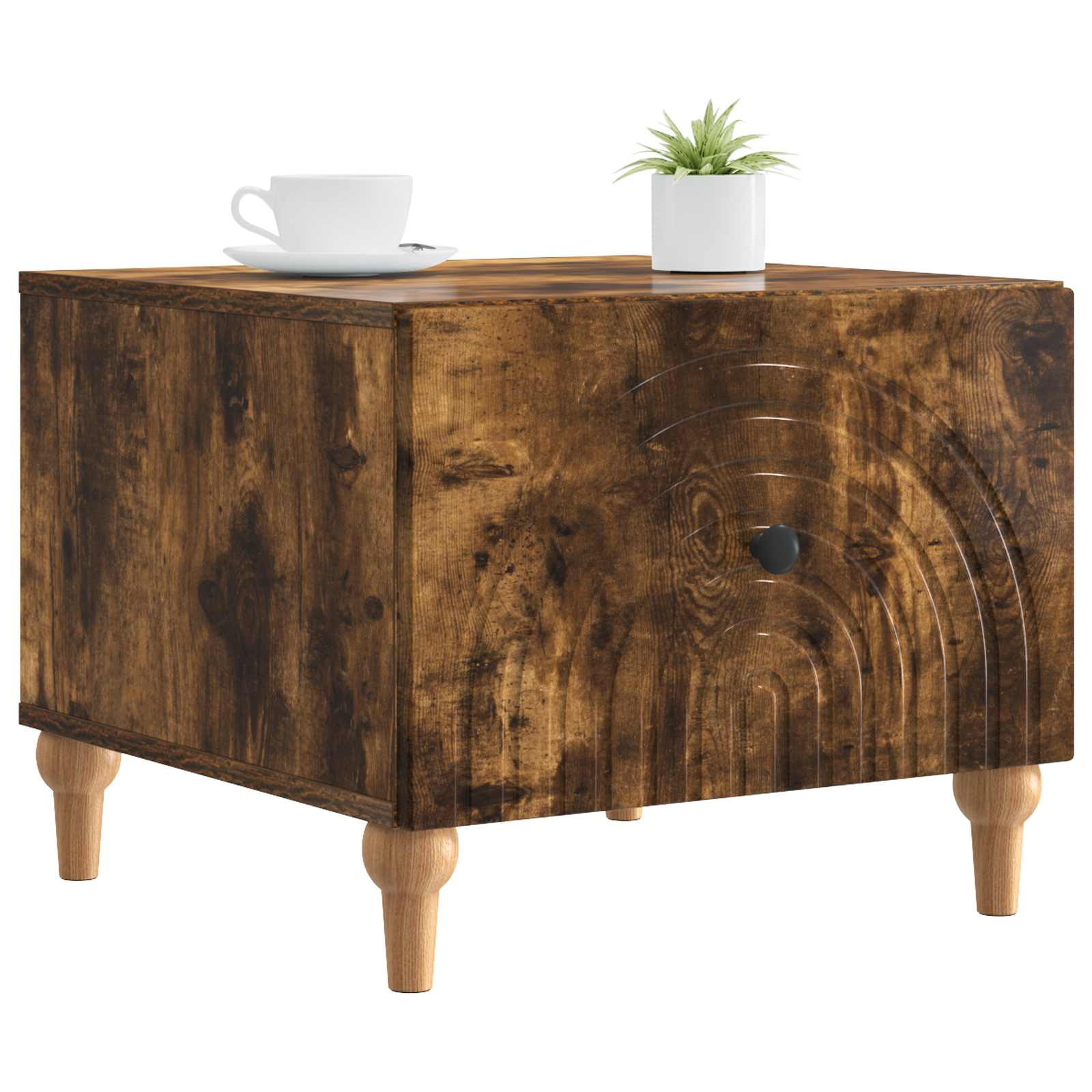 Couchtisch Geräucherte Eiche 49 x 50 x 40 cm Holzwerkstoff
