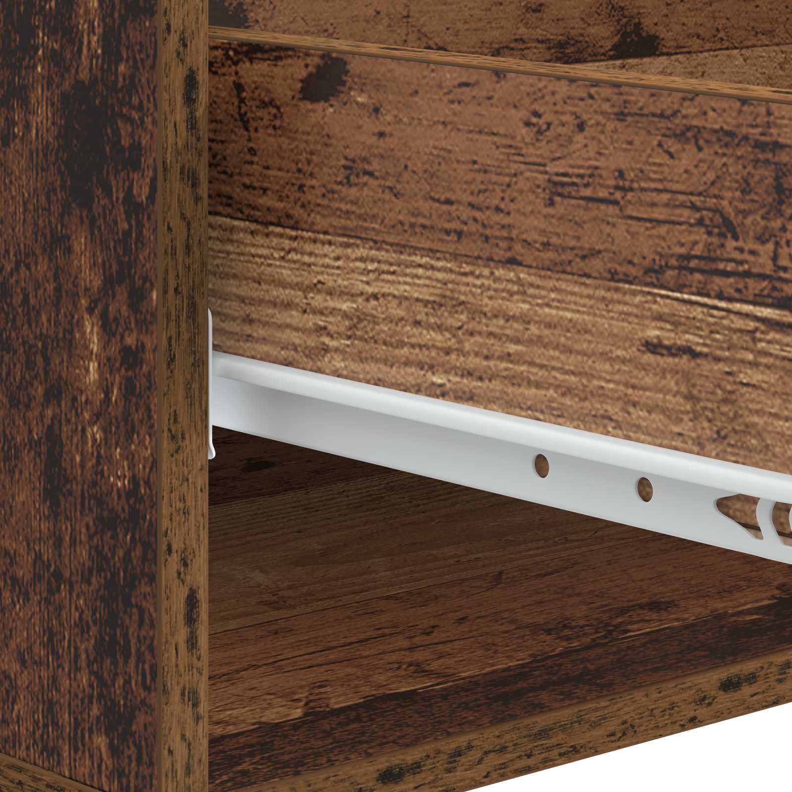Couchtisch mit Schubladen Altholz 49 x 50 x 40 cm Holzwerkstoff