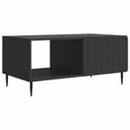 Couchtisch Schwarz 90 x 50 x 40 cm Holzwerkstoff