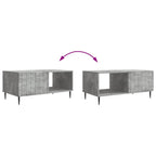 Couchtisch Betongrau 90 x 50 x 40 cm Holzwerkstoff