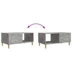 Couchtisch Betongrau 90 x 50 x 40 cm Holzwerkstoff